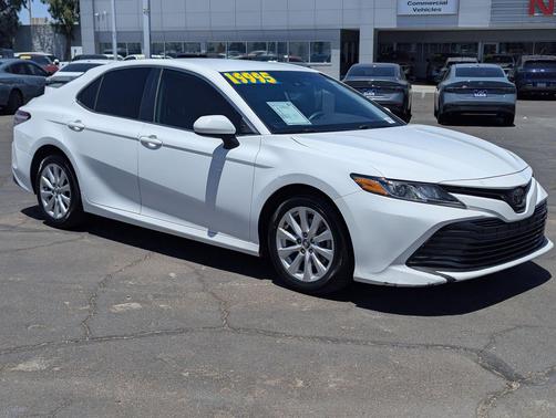 Super White 2020 Toyota Camry LE