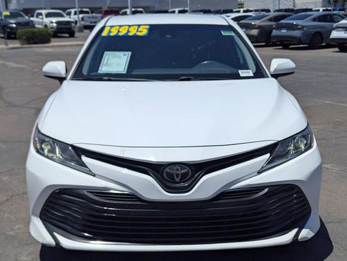 Super White 2020 Toyota Camry LE