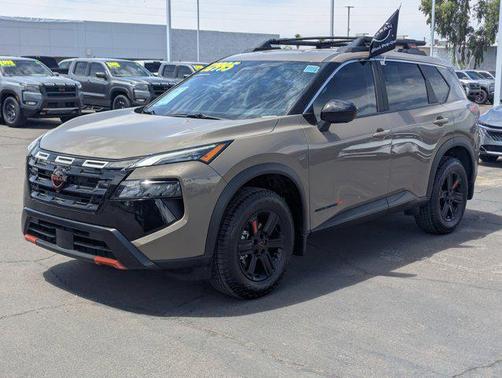Baja Storm Metallic 2026 Nissan Rogue Rock Creek