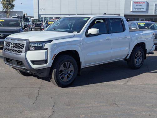 Glacier White 2026 Nissan Frontier SV