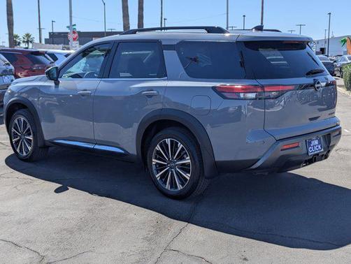 Boulder Gray Pearl 2026 Nissan Pathfinder Platinum