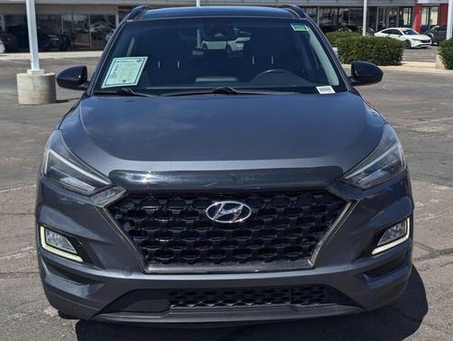 Coliseum Gray 2019 Hyundai TUCSON Night