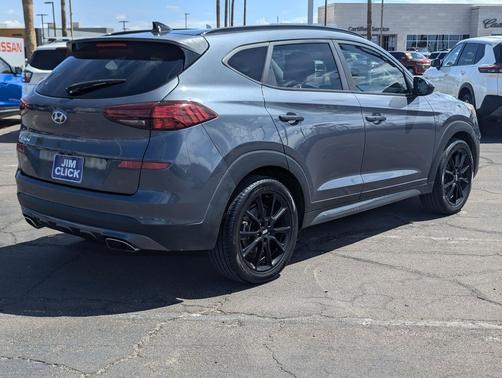 Coliseum Gray 2019 Hyundai TUCSON Night