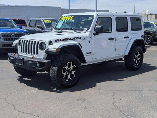 Bright White Clearcoat 2021 Jeep Wrangler Unlimited Rubicon