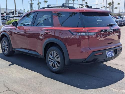 Scarlet Ember Tintcoat 2026 Nissan Pathfinder SV