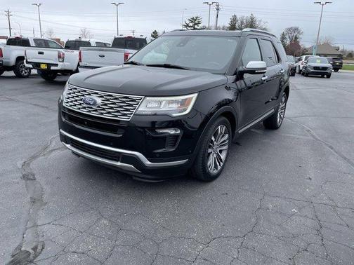 Shadow Black 2018 Ford Explorer Platinum