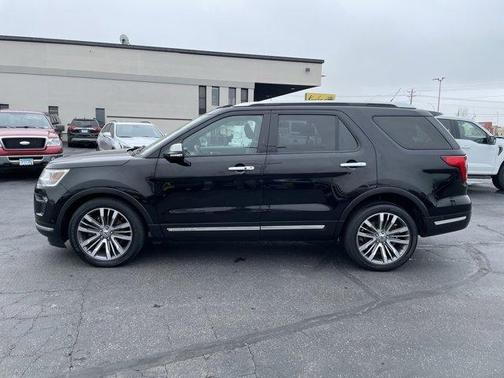 Shadow Black 2018 Ford Explorer Platinum