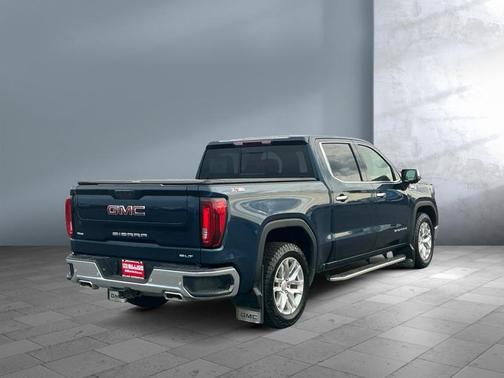 Pacific Blue Metallic 2021 GMC Sierra 1500 SLT