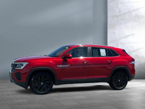 Aurora Red Metallic 2024 Volkswagen Atlas Cross Sport 2.0T SE w/Technology 4MOTION