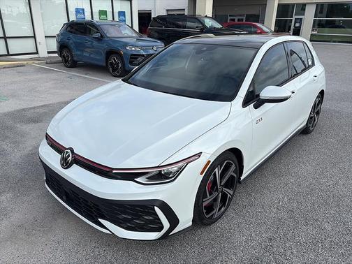 Opal White Pearl Effect 2025 Volkswagen Golf GTI 2.0T SE