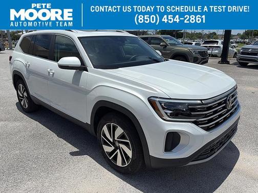Opal White Pearl Effect 2025 Volkswagen Atlas 2.0T SEL