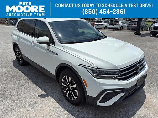 Pure White 2024 Volkswagen Tiguan 2.0T S