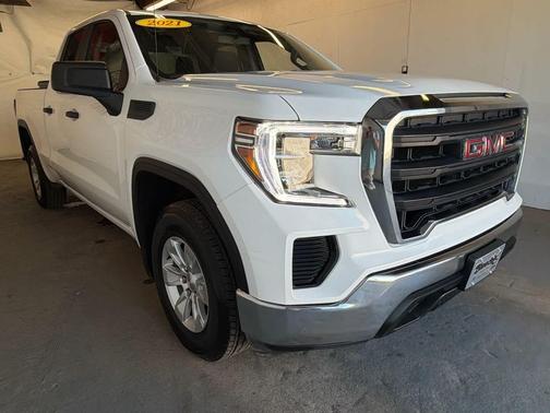 Summit White 2021 GMC Sierra 1500 Base