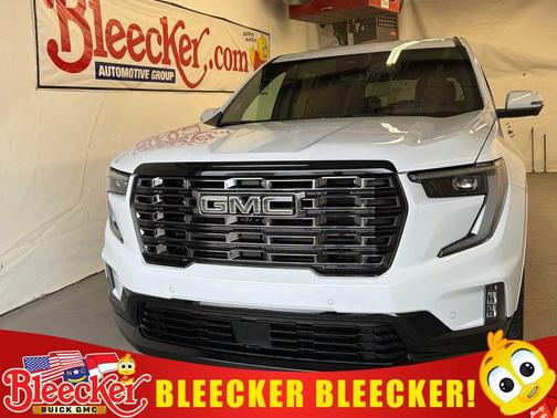 Glacier White Tricoat 2026 GMC Acadia Denali