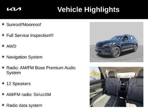 Ebony Black 2023 Kia Sorento X-Line SX Prestige
