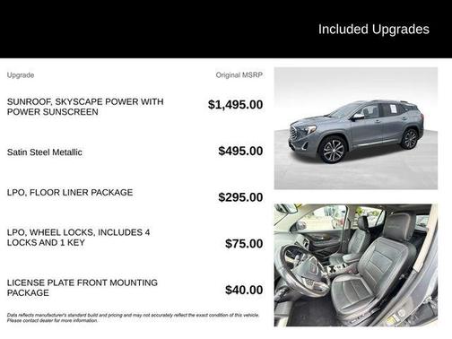 Satin Steel Metallic 2020 GMC Terrain Denali