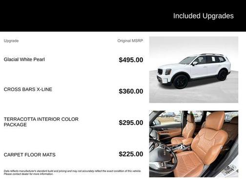 Glacial White Pearl 2023 Kia Telluride SX X-Pro