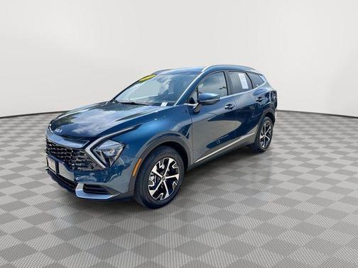 Blue 2023 Kia Sportage Hybrid EX