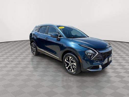 Blue 2023 Kia Sportage Hybrid EX