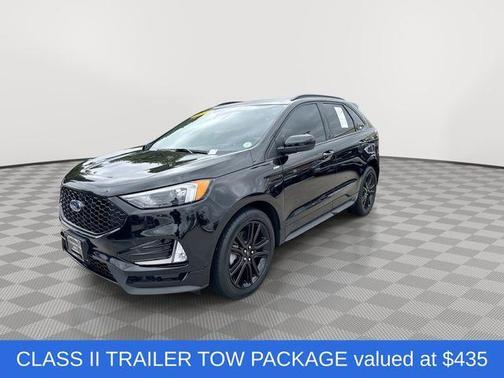 Agate Black Metallic 2022 Ford Edge ST Line