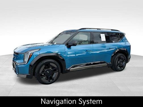 Ocean Blue 2024 Kia EV9 GT-Line