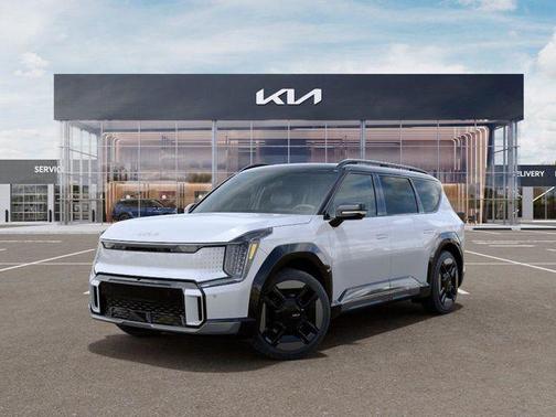 Glacial White Pearl 2026 Kia EV9 GT-Line