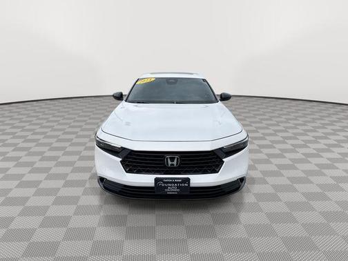 Pearl White 2024 Honda Accord Hybrid Sport-L
