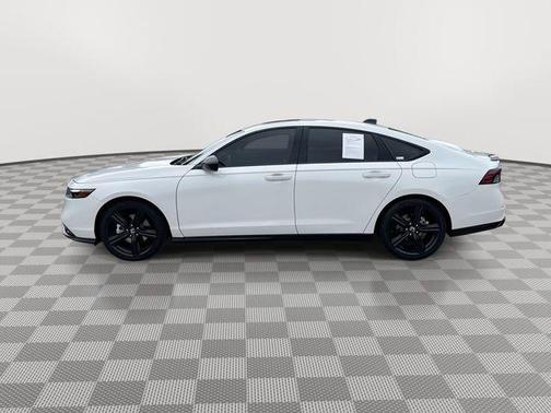 Pearl White 2024 Honda Accord Hybrid Sport-L