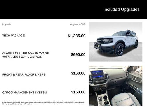 Oxford White 2022 Ford Bronco Sport Outer Banks
