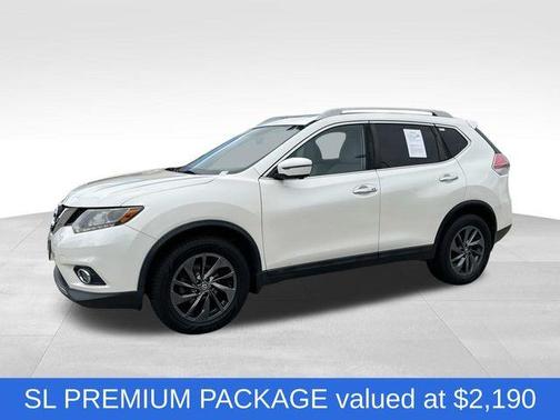 Pearl White 2016 Nissan Rogue SL