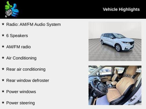 2023 Kia Carnival LX Seat Package
