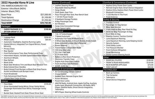 2022 Hyundai KONA N Line