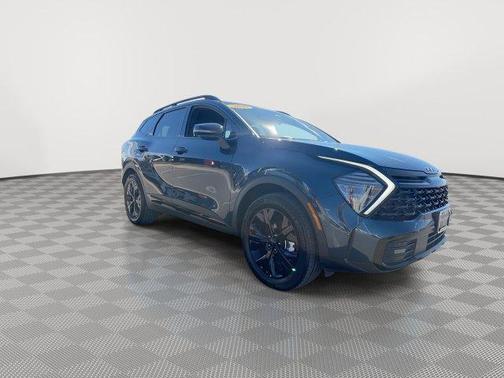 Blue 2025 Kia Sportage Plug-In Hybrid X-Line Prestige