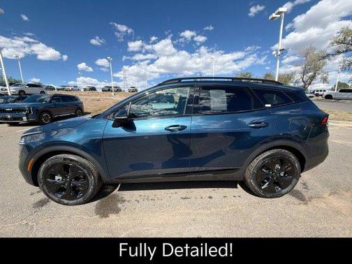 Blue 2025 Kia Sportage Plug-In Hybrid X-Line Prestige