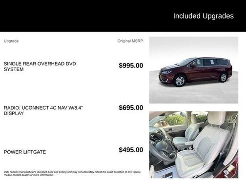 Velvet Red Pearlcoat 2018 Chrysler Pacifica Hybrid Touring Plus