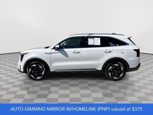 Snow White Pearl 2025 Kia Sorento Hybrid EX