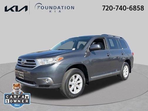 Magnetic Gray Metallic 2013 Toyota Highlander Base Plus