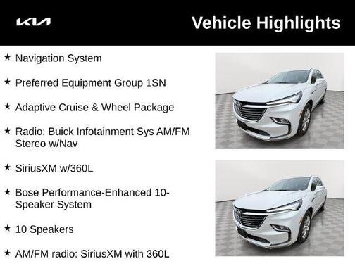 White Frost Tri-Coat 2024 Buick Enclave Premium