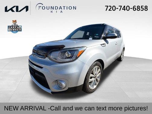 Bright Silver 2018 Kia Soul +