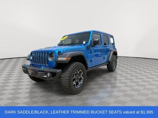 Hydro Blue Pearl 2022 Jeep Wrangler Unlimited 4xe Rubicon