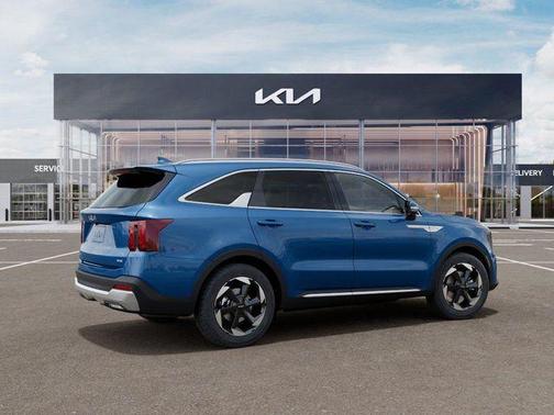 Mineral Blue 2026 Kia Sorento Hybrid EX