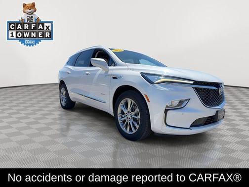 White Frost Tri-Coat 2023 Buick Enclave Avenir