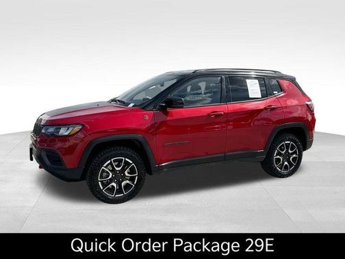 Red 2025 Jeep Compass Trailhawk