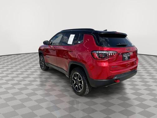 Red 2025 Jeep Compass Trailhawk