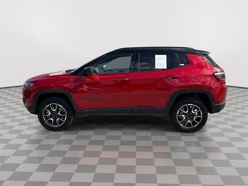 Red 2025 Jeep Compass Trailhawk