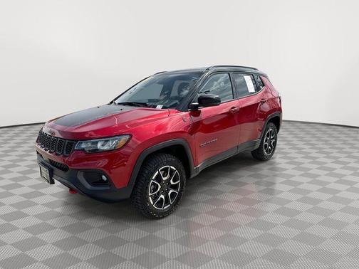 Red 2025 Jeep Compass Trailhawk