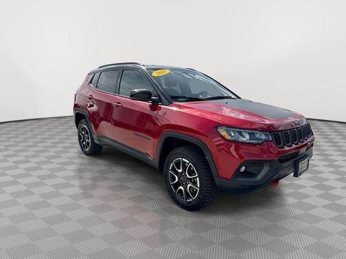 Red 2025 Jeep Compass Trailhawk