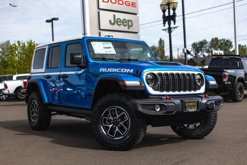 Hydro Blue Pearlcoat 2026 Jeep Wrangler Rubicon