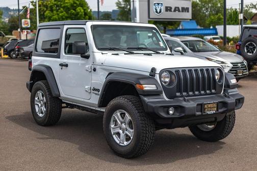 Bright White Clearcoat 2021 Jeep Wrangler Sport S