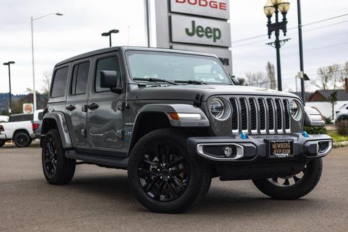 Sting-Gray Clearcoat 2022 Jeep Wrangler Unlimited 4xe Sahara